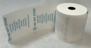 UPS Receipt Paper