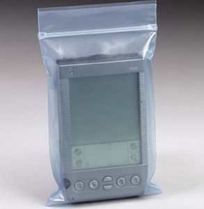6" x 8" Anti-Static Humidity Independent Poly Zipper Bag - Blue Tinted (6 mil) (1000 per carton)