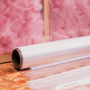 4' x 100' Low Density Poly Construction Film - Clear (3 mil)