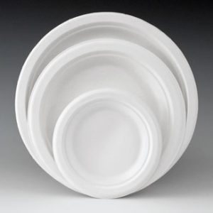 10" Round Compostable Bagasse Plates (50 Plates)