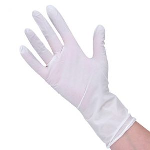 12" Powder-Free Nitrile Clean Room Gloves - Large (4 mil) (100 per bag)