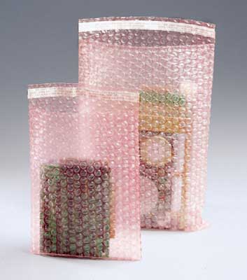 50 x BP7 Bubble Wrap Bags Anti-Static 380 x 425mm With Self Seal Flap Size 