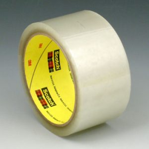 2" x 165' 3M™ Scotch® Hot Melt Adhesive Box Sealing Tape 371 - Clear (1.9 mil) (36 per carton)