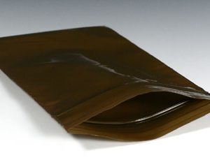6" x 8" Amber Zipper Bag (3 mil) (1000 per carton)