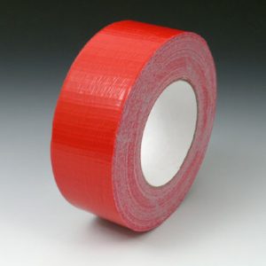 2" x 180' Colored Duct Tape - Red (9 mil) - 24 Rolls per Carton
