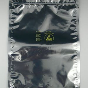 5" x 8" Static Shielding Zipper Bag with Imprinted ESD Message (3.1 mil) (100 per package)
