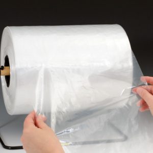 10" x 14" High Density Poly Bag - Perforated on a Roll of 2,000 Bags (.5 mil) (2000 per roll)