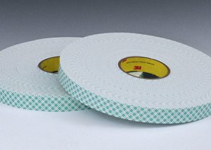 1" x 108' 3M™ Industrial Double Sided Foam Tape 4016 (1/16" Thickness)