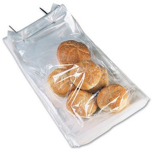 8-3/4" x 15" Wicketed Poly Bag + 2-1/2" Bottom Gusset (1.25 mil) (250 Bags per Wicket; 4 Wickets per Carton) (1000 per carton)
