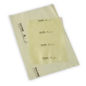 12" x 12" Zerust® VCI Anti-Rust Flat Poly Bag - Yellow Tinted (4 mil) (1000 per carton)