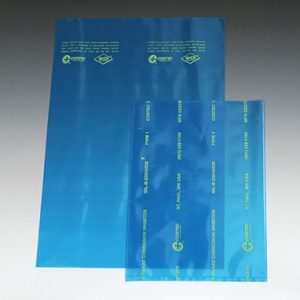 9" x 12" Cortec® VpCI® Anti-Corrosion Flat Poly Bag (4 mil) (1000 per carton)