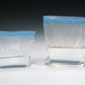 12" x 12" Bitran® Leakproof Polyethylene Zipper Bag for Short Term Storage (2.8 mil) (250 per package)