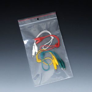 4" x 6" Minigrip® Red Line™ Zipper Bag with Hang Hole (4 mil) (1000 per carton)