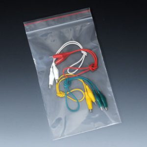 6" x 8" Minigrip® Red Line™ Zipper Bag without Hang Hole (2 mil) (1000 per carton)