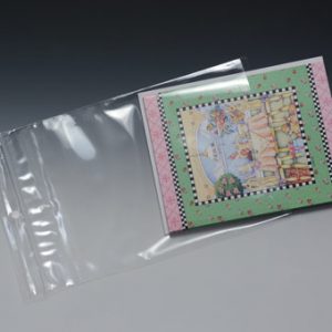 9" x 12" Tamper-Evident High Clarity Bottom Loading Polypropylene Zipper Bags (2 mil) (1000 per carton)