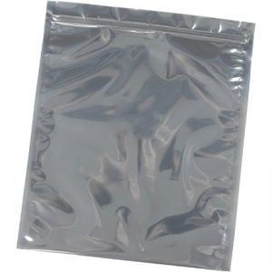 12 x 12" Unprinted Reclosable Static Shielding Bags - 100/Case