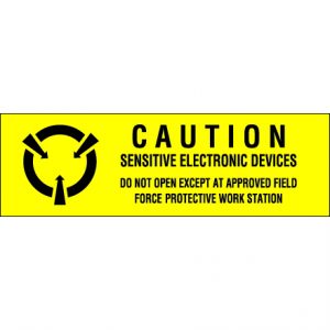 5/8 x 2" - "Sensitive Electronic Devices" Labels - 500/Roll