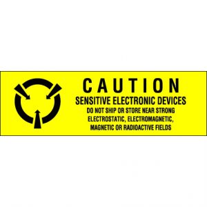 5/8 x 2" - "Sensitive Electronic Devices" Labels - 500/Roll